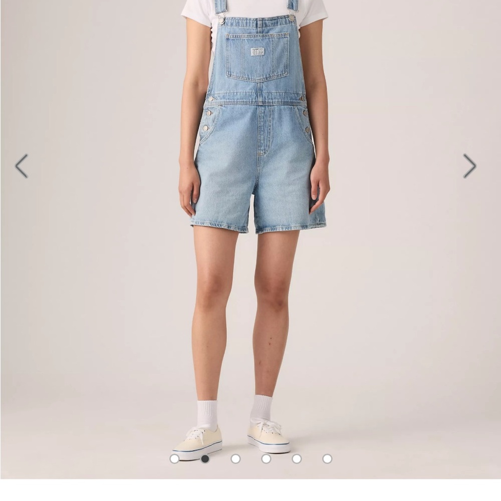 Levi’s Women's Light Blue Denim Overalls